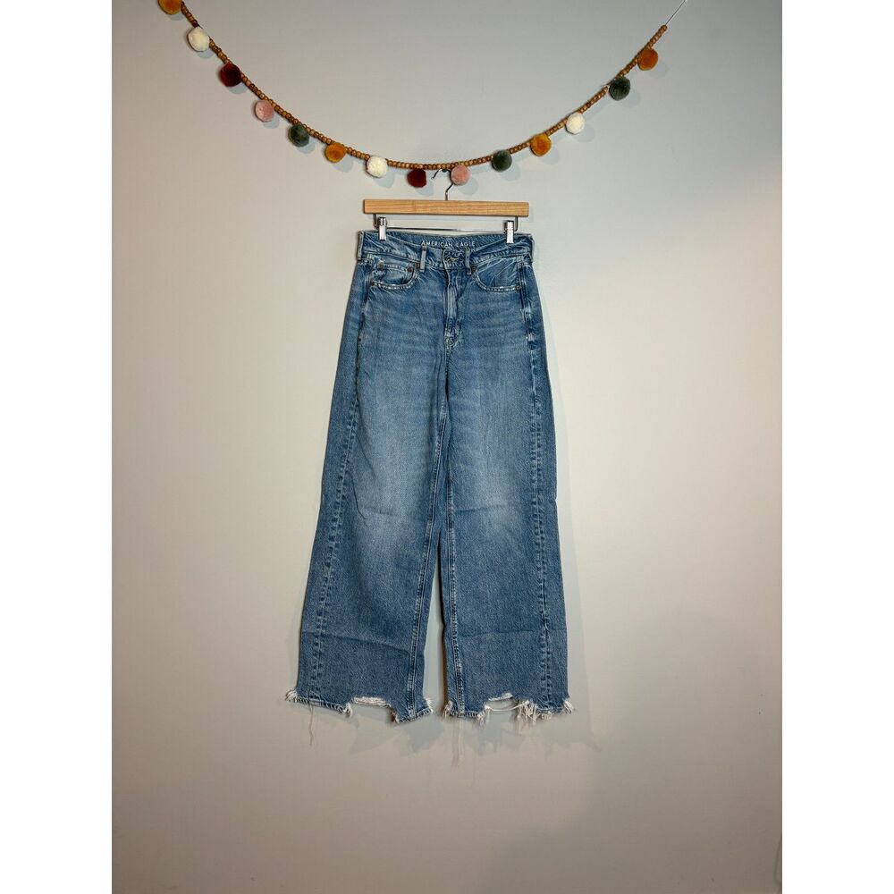 American Eagle Super High-Rise Baggy Wide Leg jeans